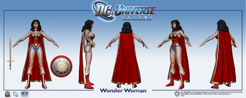 Illustration for article titled Wonder Woman Is Looking Fine In DC Universe Online